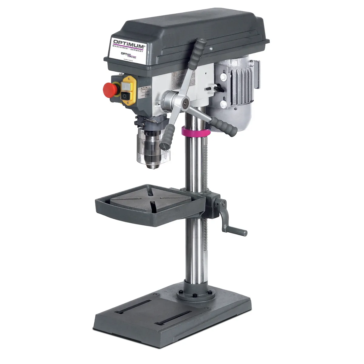 Настолна бормашина Optimum OPTIdrill B 17PRO basic, МТ2, 680–2700 об./мин, 0.49 kW, 230 V