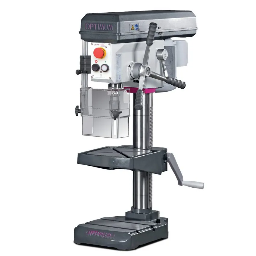 Настолна бормашина OPTIMUM OPTIdrill B 16H, Ø13 мм, MT2, 0.55 kW, 400 V, 450–3500 об./мин