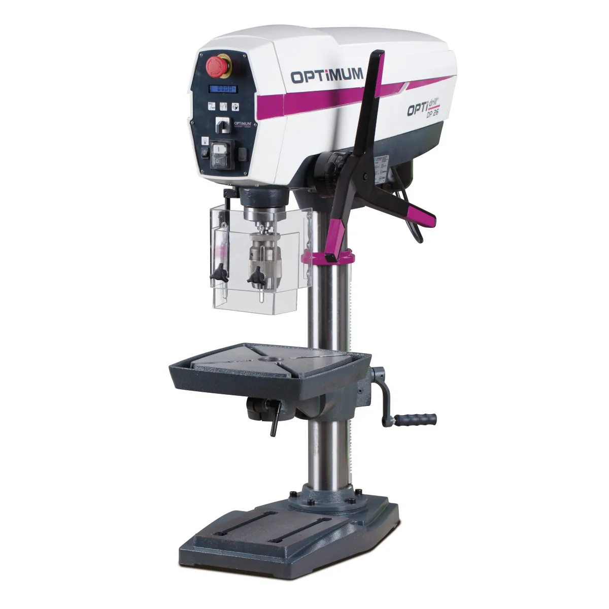 Настолна бормашина OPTIdrill DP 26-T, 0.75 kW, Ø25 мм, MT3, 230 V — Optimum