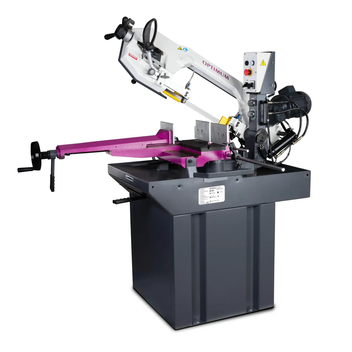 Лентоотрезна машина OPTIMUM OPTIsaw SD 285E, 1.5 kW, 400 V