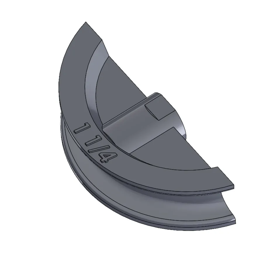 Огъващ сегмент от сив чугун 1 1 / 4" — Metallkraft