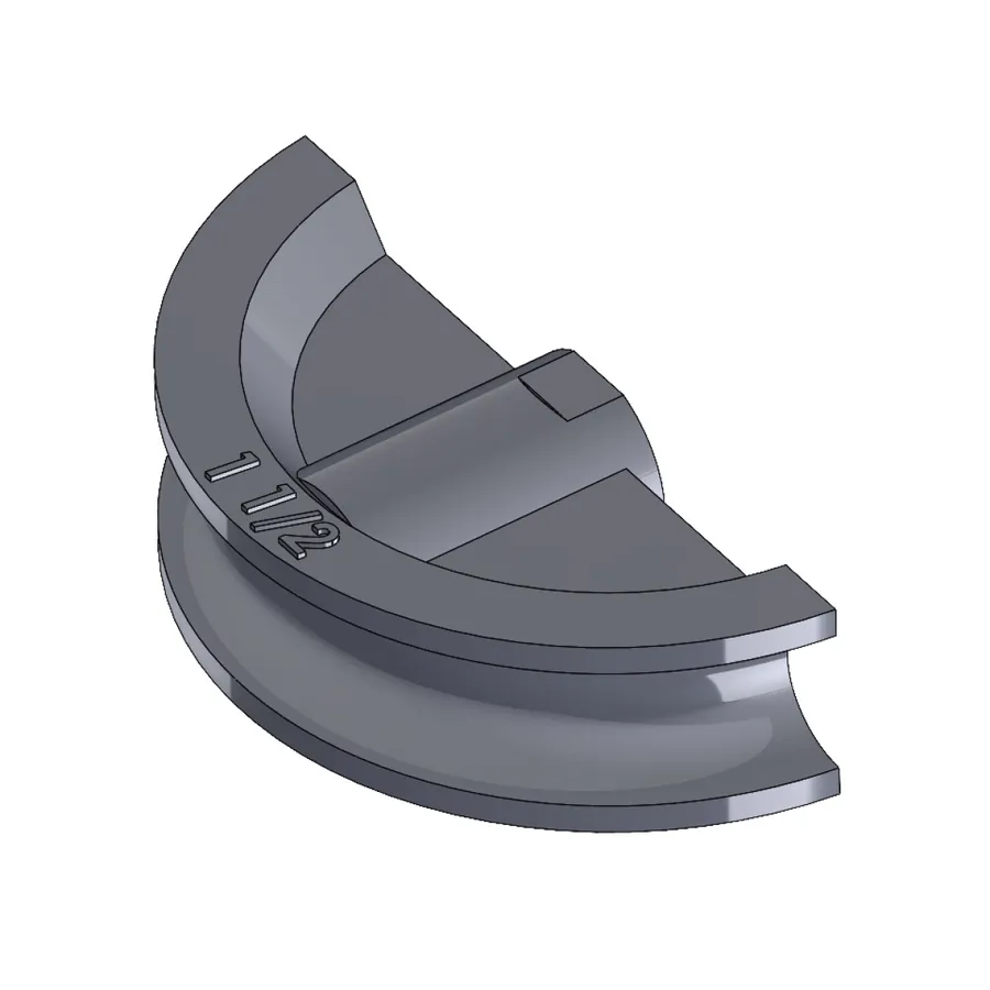 Огъващ сегмент от сив чугун 1 1 / 2" — Metallkraft