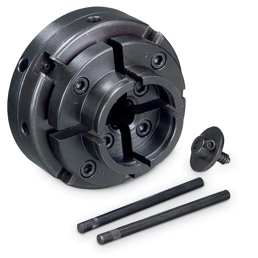 Четирикулачков патронник Ø 100 мм M33 x 3.5, комплект 1 — Holzstar
