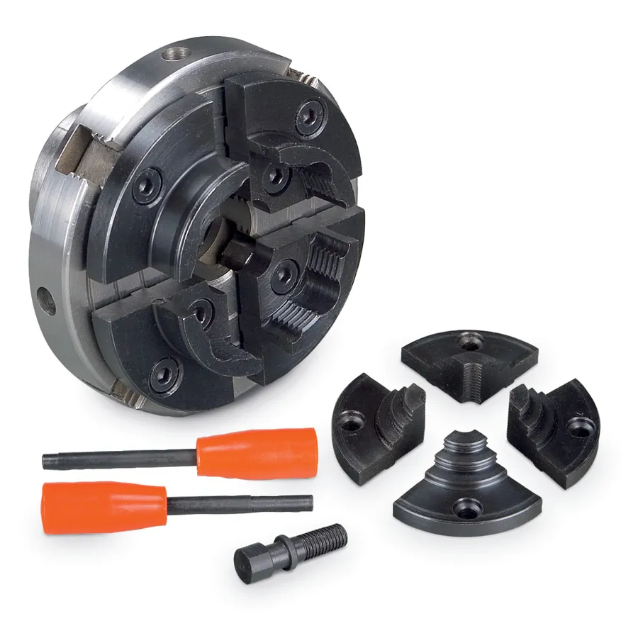 Четирикулачков патронник Ø 100 мм M33 x 3.5, комплект 2 — Holzstar