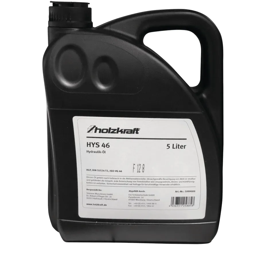 Хидравлично масло HYS 46, 5 liters — Holzkraft
