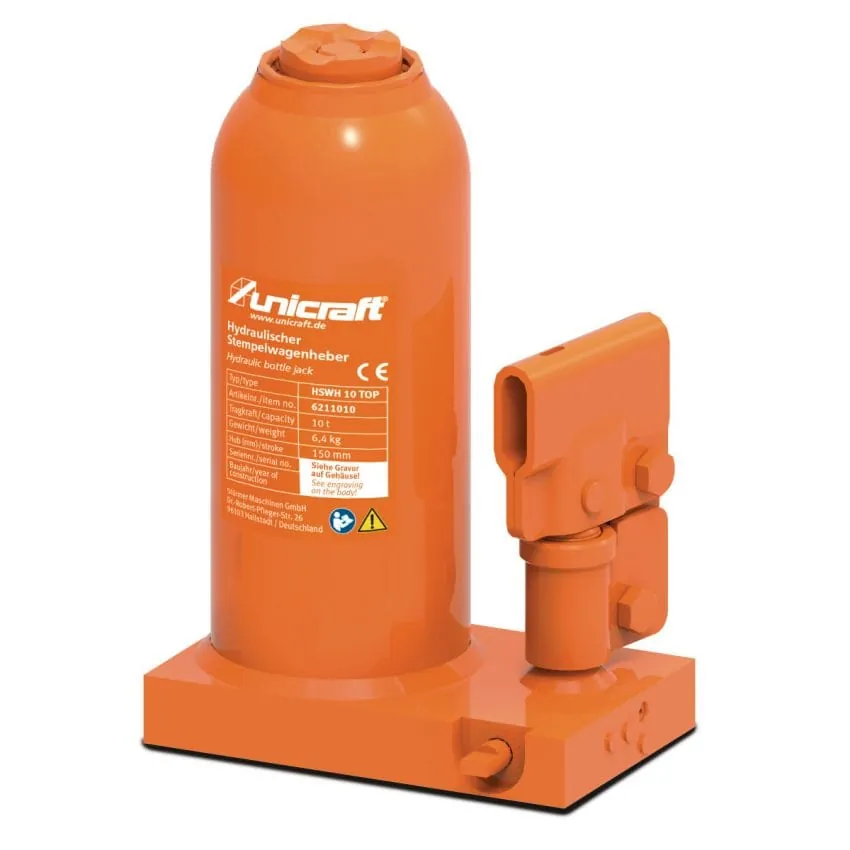Хидравличен крик бутилков Unicraft HSWH 10 TOP